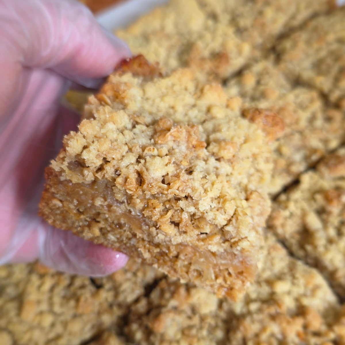 Apple Crumble Flapjack