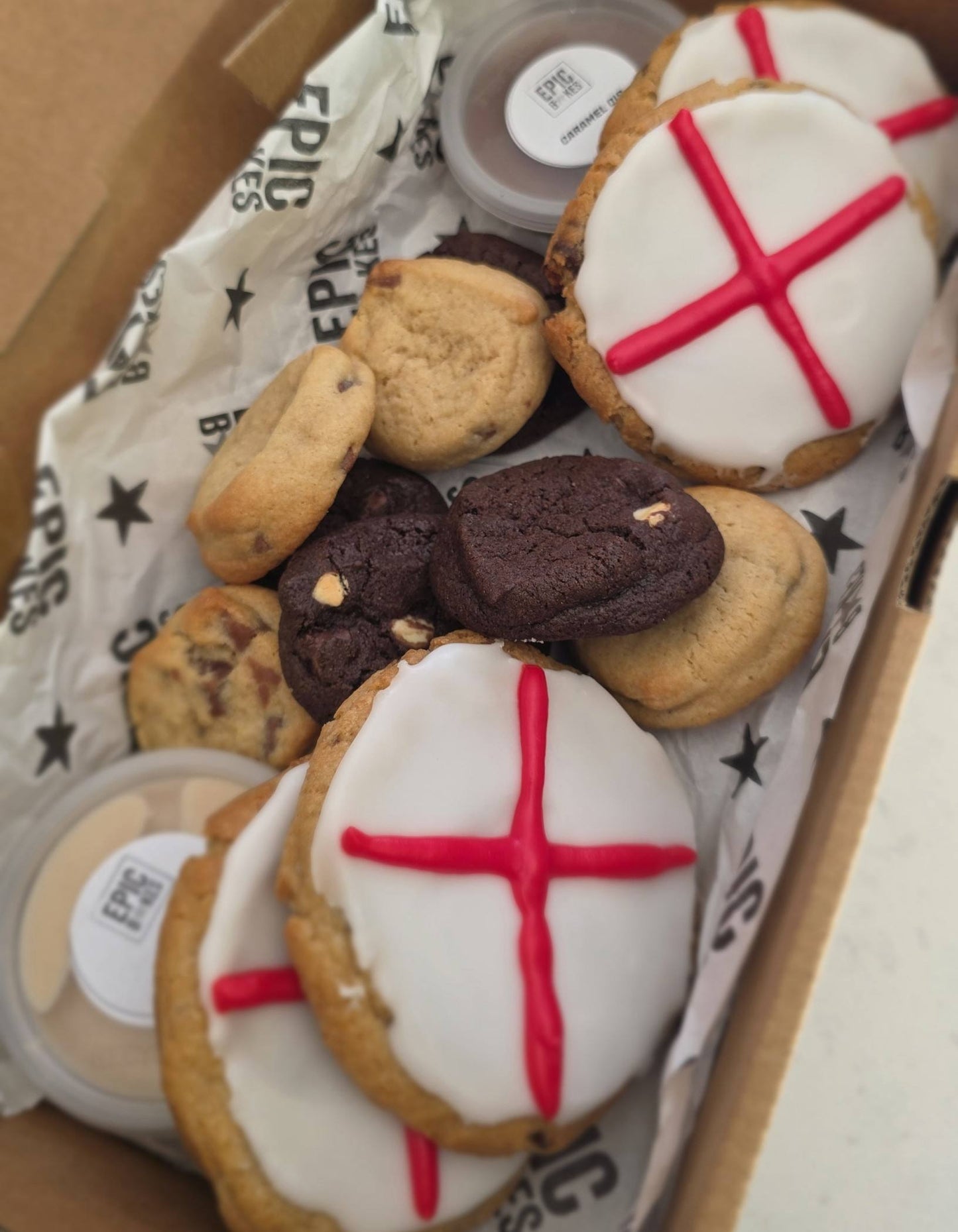 England large cookie and dip platter - DELIVERY ONLY