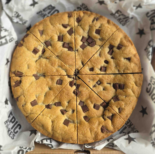Deep pan cookie - milk choc chip