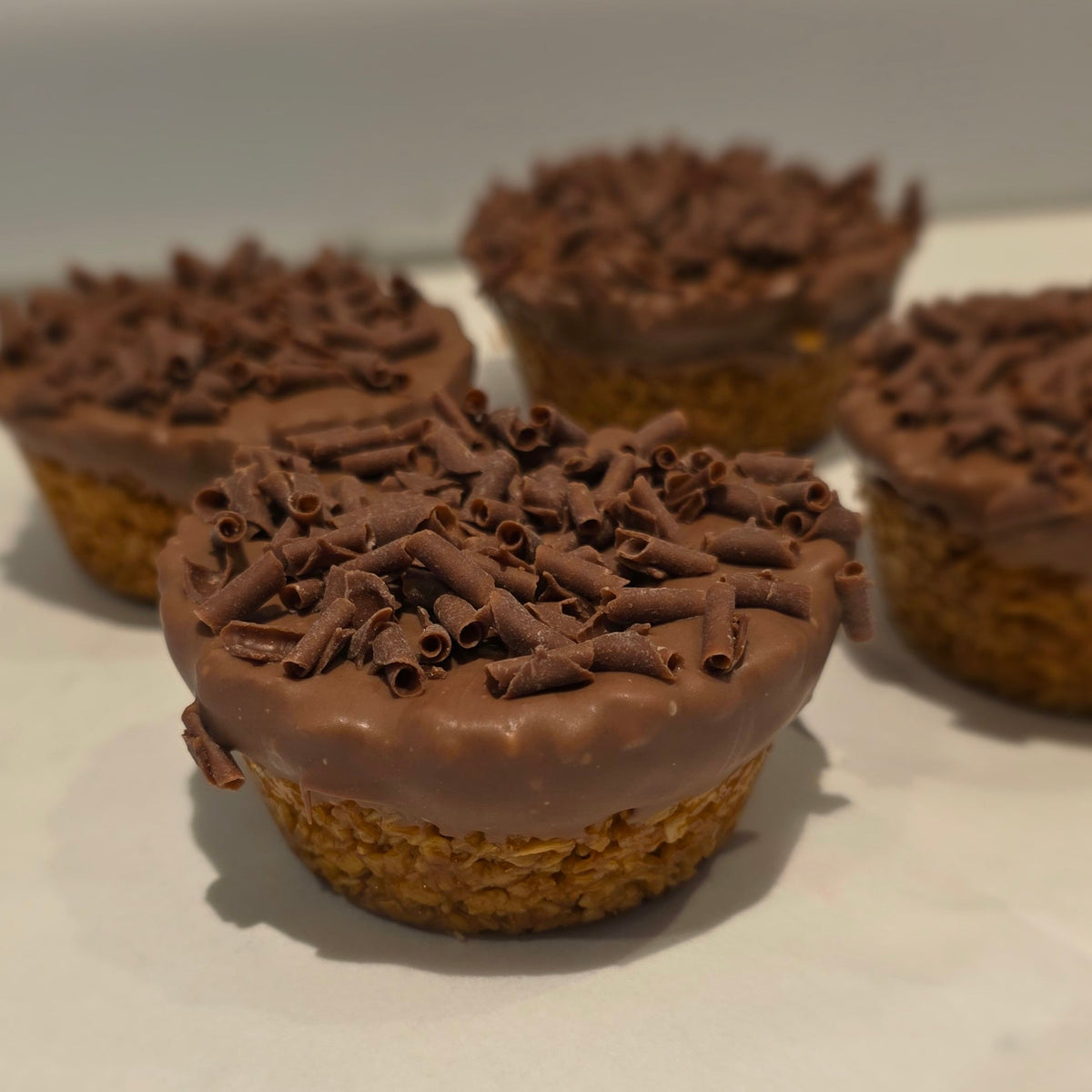 Flapjack cups - milk chocolate (bag of 2)