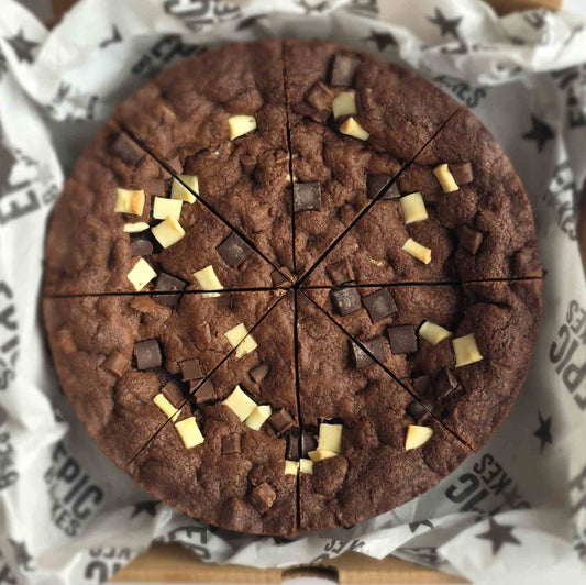 Deep pan cookie - triple chocolate
